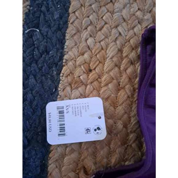 Free People Movement Good Karma Square-Neck Bra Champion or Purple XS Small NEW - Picture 5 of 5